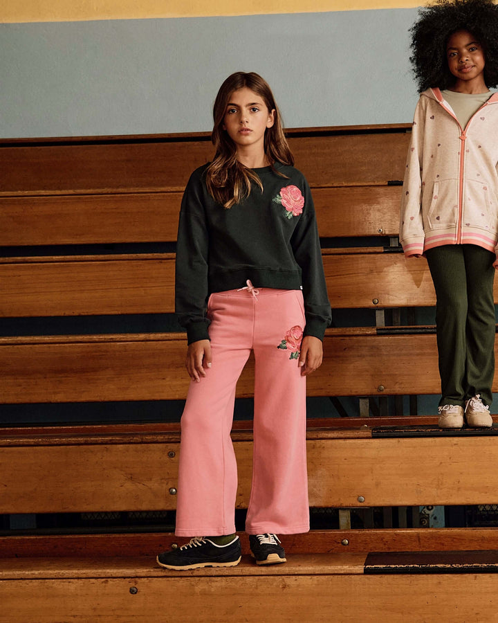 Appaman Girls Samantha Sweats   G2SAS-PKF   Pink Flo **