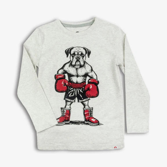Appaman Boys The Boxer Tee - E1T92  Cloud Heather **