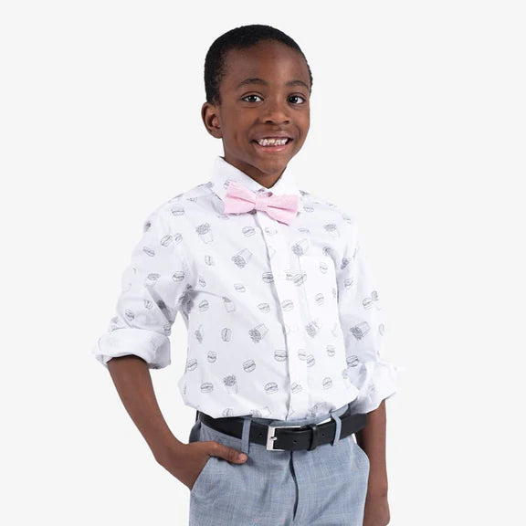 Appaman Boys Standard Shirt  D8STA-BAF  Burger & Fries *