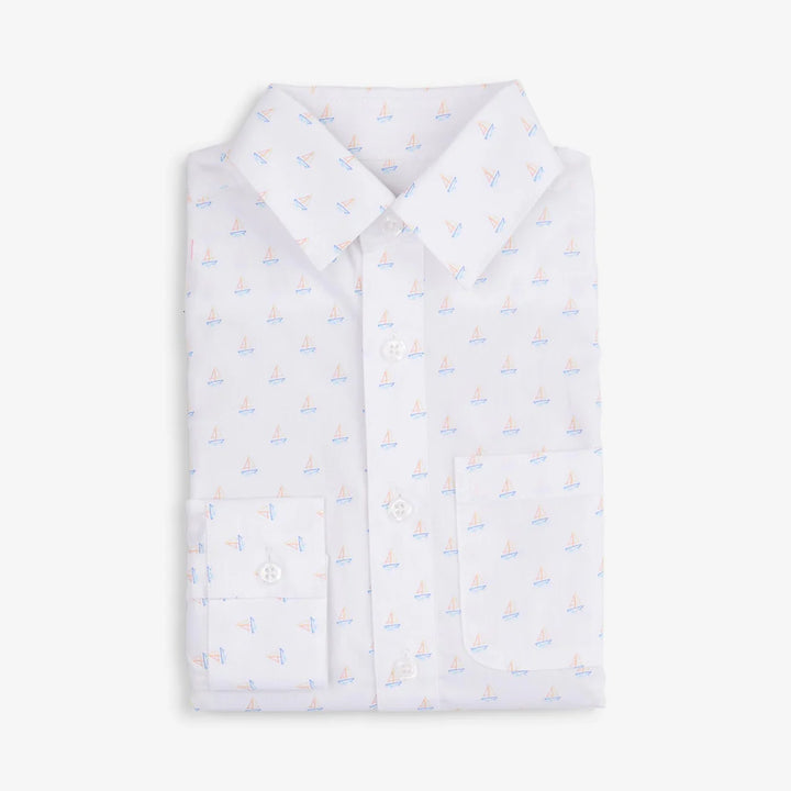 Appaman Boys Standard Dress Shirt    F8STA-MGS   Morning Sail
