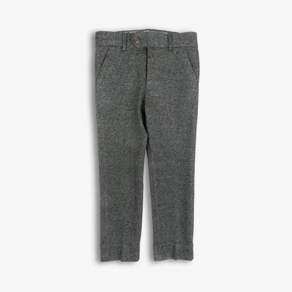 Appaman Stretchy Suit Pants  ESSUP3  Noir Micro Plaid *