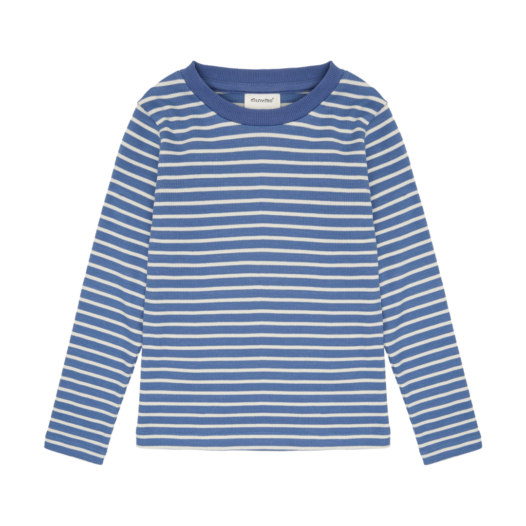 Minymo Boys Long Sleeve Ribbed Tee   134411-7900