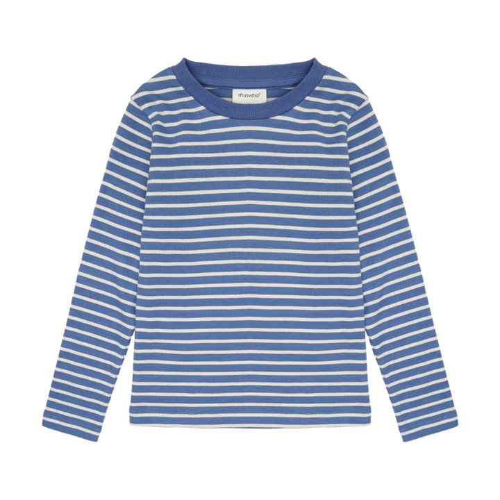 Minymo Boys Long Sleeve Ribbed Tee   134411-7900