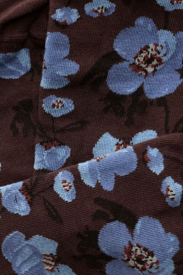 Seasalt Bamboo Arty Socks  39037  Hellebore Toffee