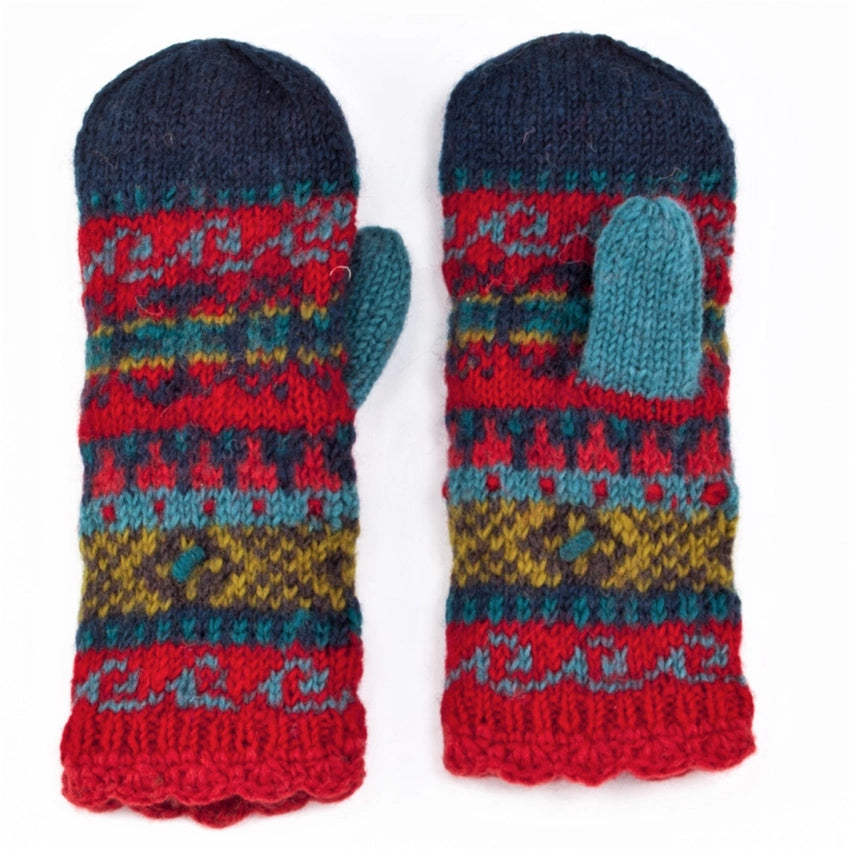 Lost Horizons Innsbruck Mittens  -  Red