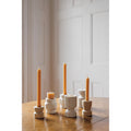 Danica Travertine Candle Holder