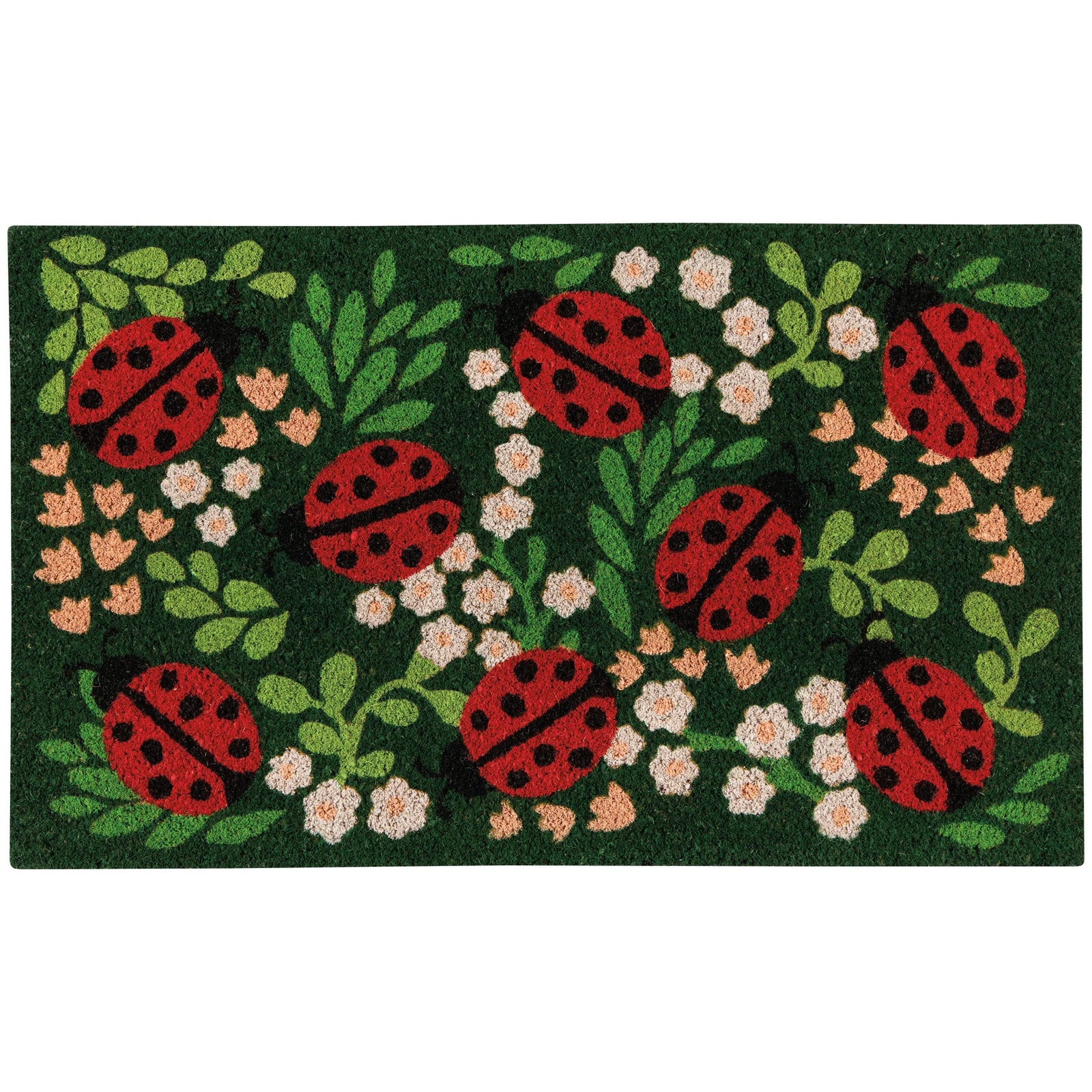 Danica Coir Doormat  JDM4255D  Ladybugs
