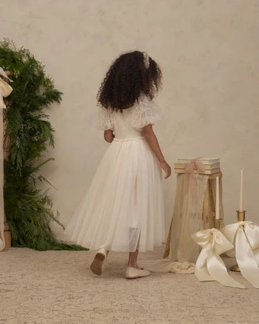 Noralee Girls Dorothy Dress    NL140PRNC    Ivory