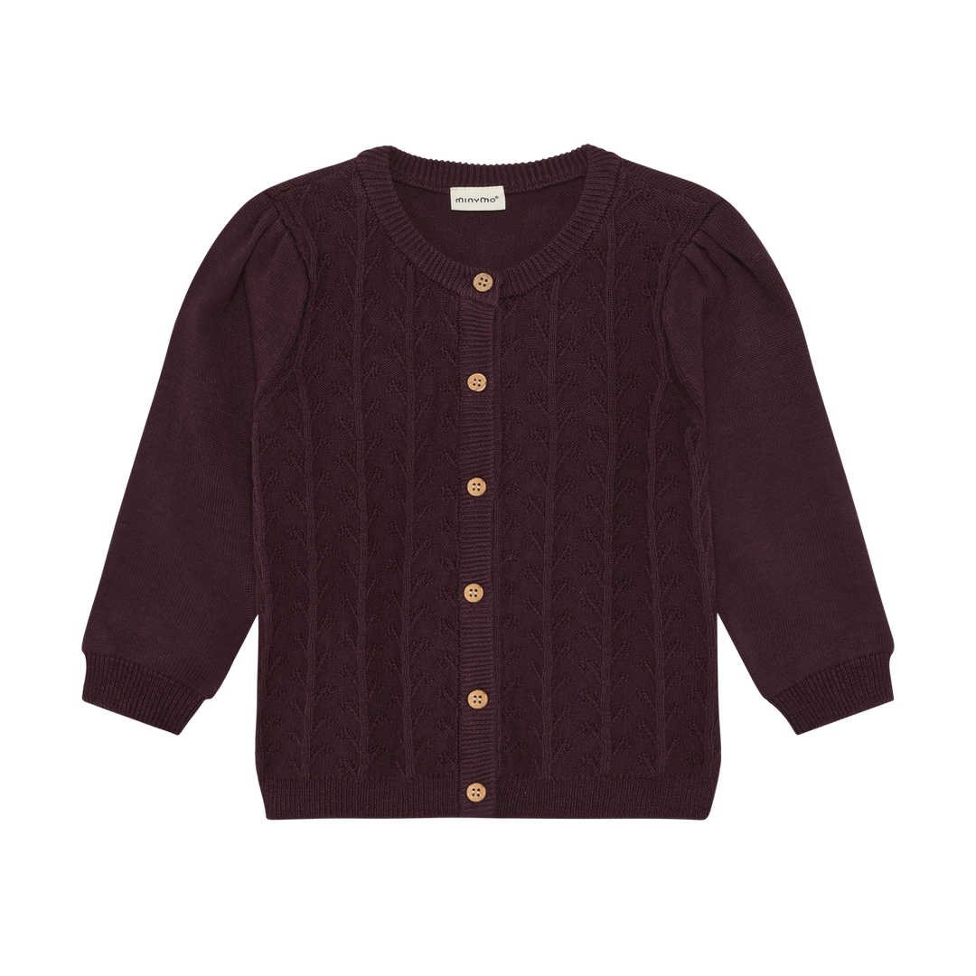 Minymo Girls Knit Cardigan   124452-6599