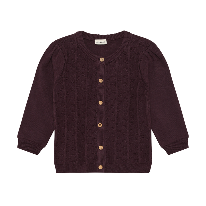Minymo Girls Knit Cardigan   124452-6599