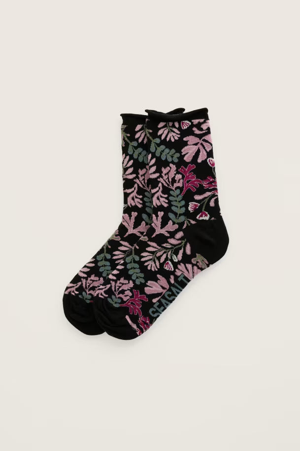 Seasalt Bamboo Arty Socks  39020  Painted Seaweed Inkwell