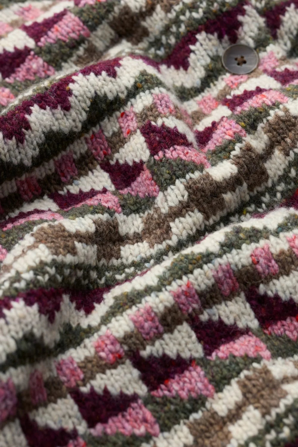 Seasalt Dawson Pick Fairisle Cardigan  39196  Dark Hellebore