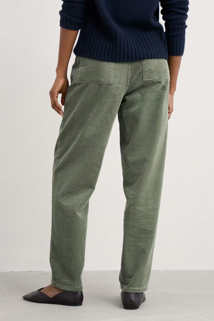 Seasalt Cord Trethorne Trouser Dusky Green