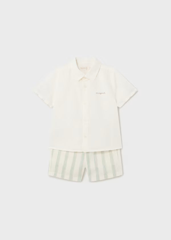 Mayoral Baby Boy Short Set  1248-44  Eucalipto *