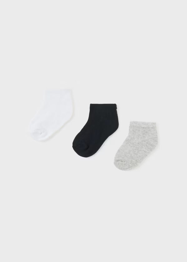 Mayoral Baby Boy Ankle Socks Set of 3  10650-63  Marino *