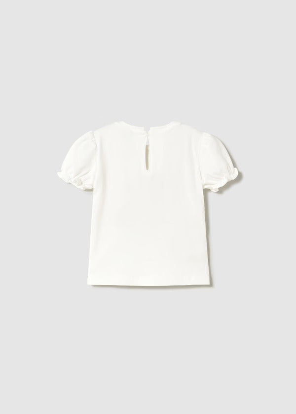 Mayoral Baby Girl Short Sleeve Tee   1041-47   Crudo