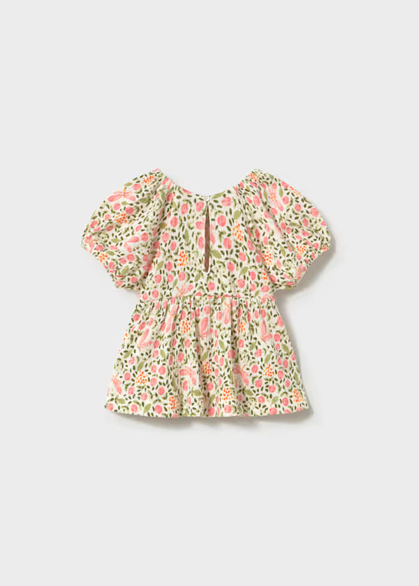 Mayoral Baby Girl Floral Print Blouse   1105-36   Blossom