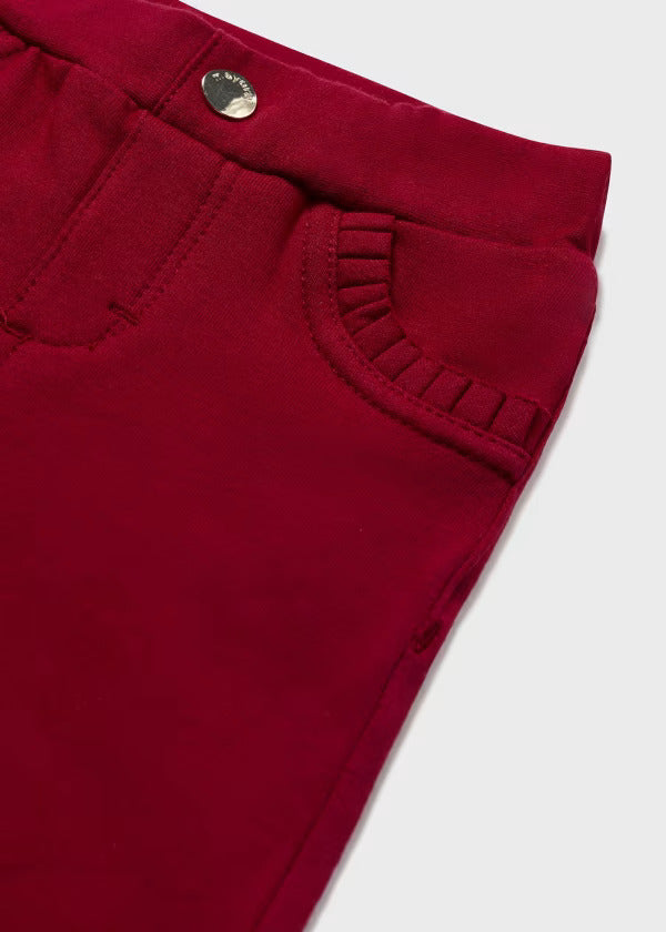 Mayoral Baby Girl Basic Fleece Trousers  560-51  Guinda **