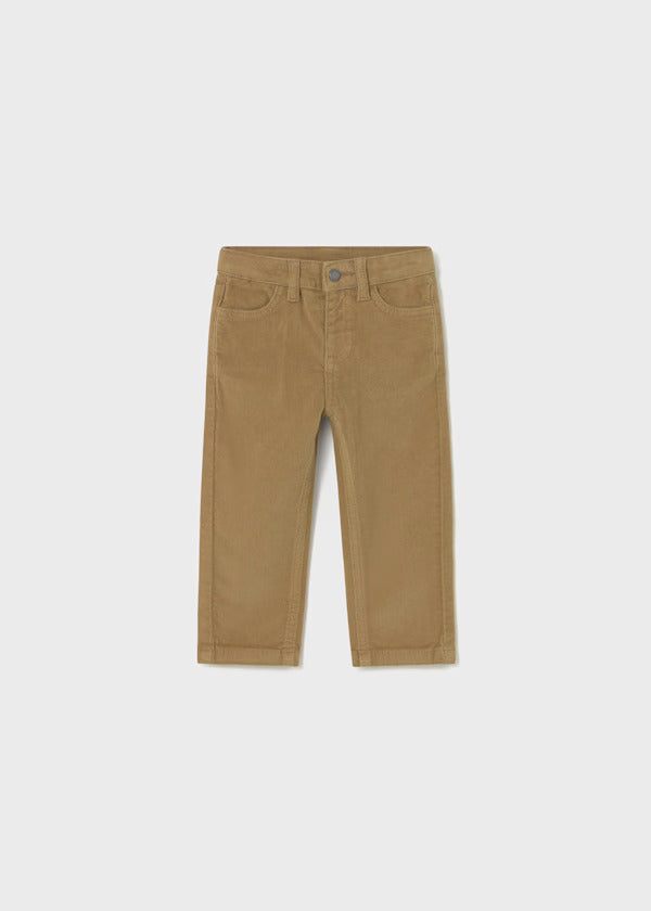Mayoral Baby Boy Regular Fit Cord Pant   542-54  Madera