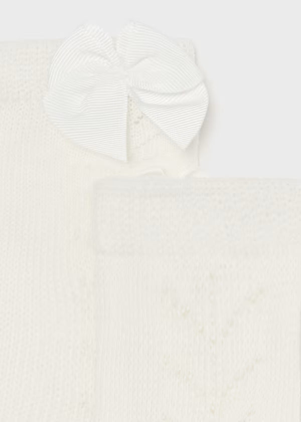Mayoral Baby Girl Fancy Socks  10759-19  Crudo