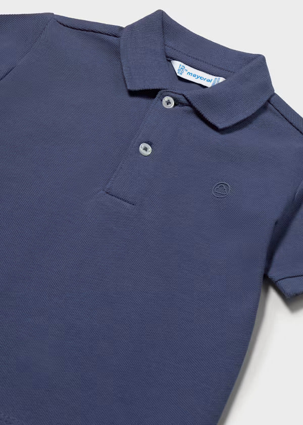 Mayoral Baby Boy Short Sleeve Polo    102-91   Oceano