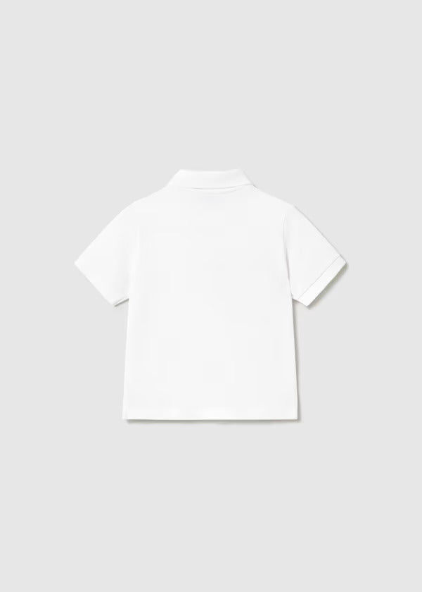 Mayoral Baby Boy Short Sleeve Polo   102-87   Blanco