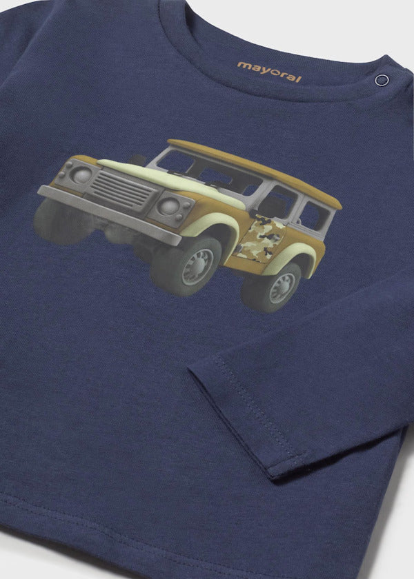 Mayoral Baby Boy Long Sleeve Tee   2066-28   Azul