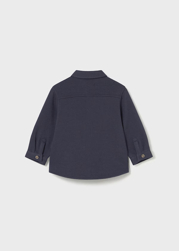 Mayoral Baby Boy Knit Collared Shirt   2106-2   Noche