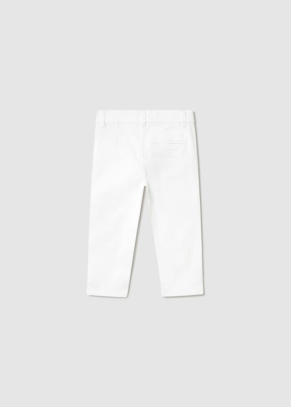 Mayoral Baby Boy Twill Pants   522-68   Blanco