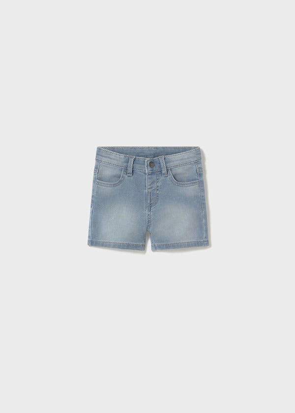 Mayoral Baby Boy Five Pocket Soft Denim Shorts    1246-20  Bleach*