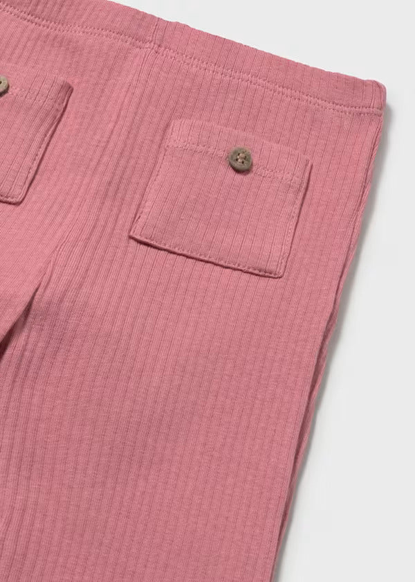 Mayoral Baby Girl Flare Ribbed Legging   1744-18   Blush