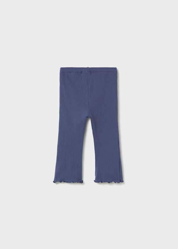 Mayoral Baby Girl Ribbed Flare Leggings   1744-19   Porcelana