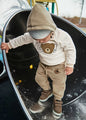 Mayoral Baby Boy Fleece Joggers   2504-79   Latte