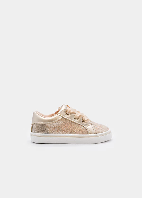 Mayoral Girls Glitter Sneakers    41723-92    Oro