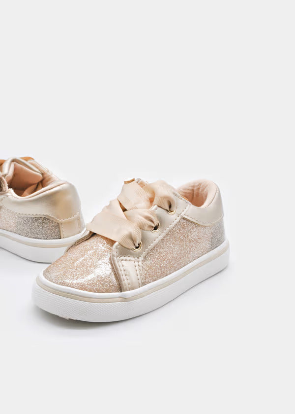 Mayoral Girls Glitter Sneakers    41723-92    Oro