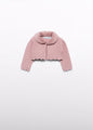 Abel & Lula Baby Girl Cardigan With Faux Fur Collar   5817-11   Petalo