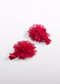 Abel & Lula Girls Chiffon Hairclip Set   5967-28   Rojo
