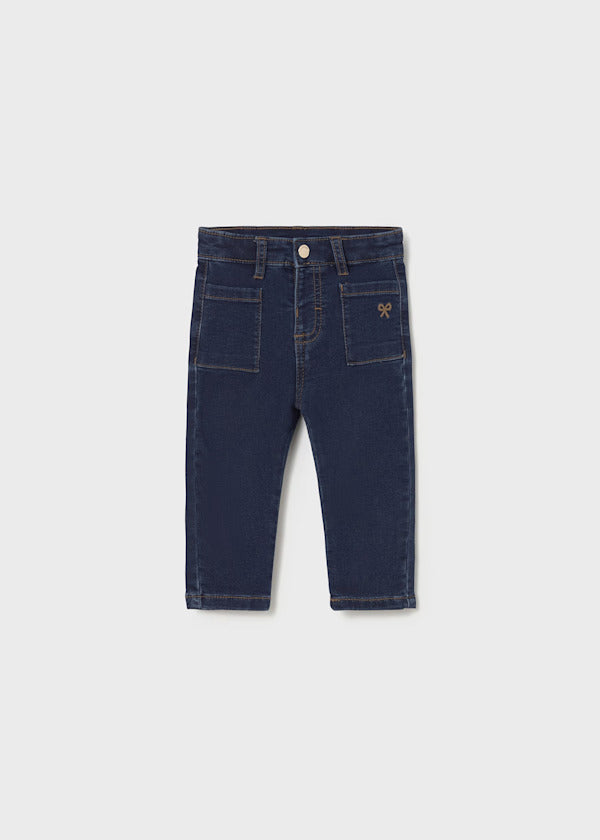 Mayoral Baby Girl Denim Trousers   2589-71   Oscuro