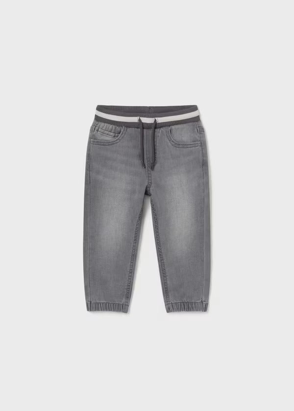 Mayoral Baby Boy Soft Denim Joggres  2534-49  Gris Claro *