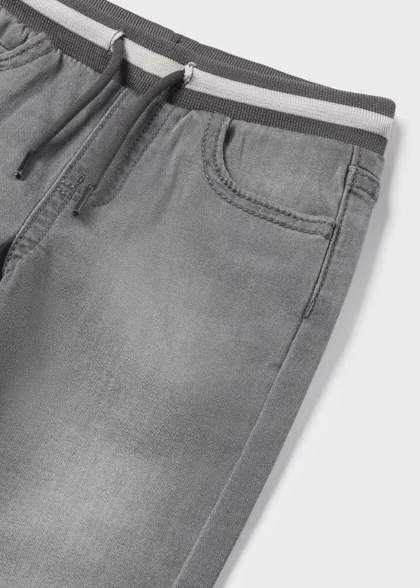 Mayoral Baby Boy Soft Denim Joggres  2534-49  Gris Claro *