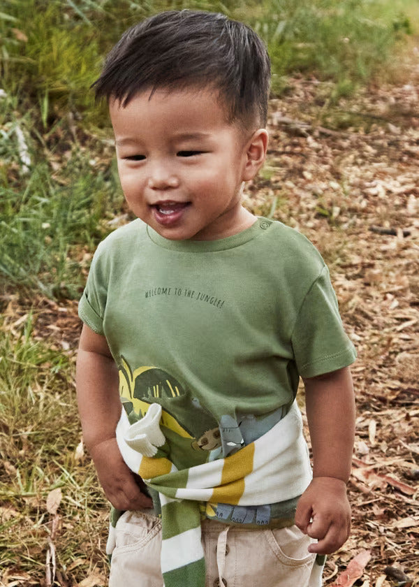 Mayoral Baby Boy Short Sleeve Tee  1057-23  Salvia**