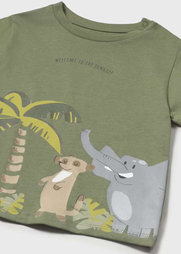 Mayoral Baby Boy Short Sleeve Tee  1057-23  Salvia**