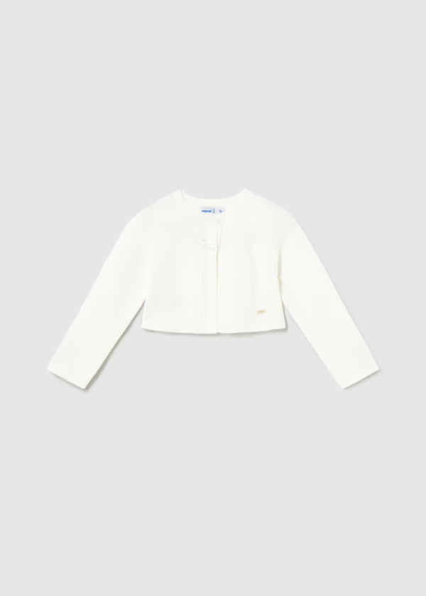 Mayoral Baby Girl Knit Cardigan   302-78   Blanco