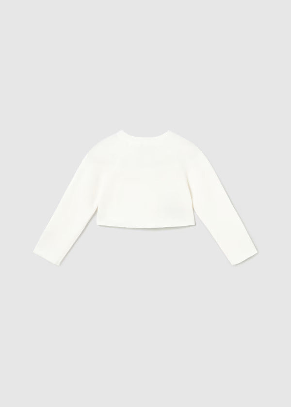 Mayoral Baby Girl Knit Cardigan   302-78   Blanco