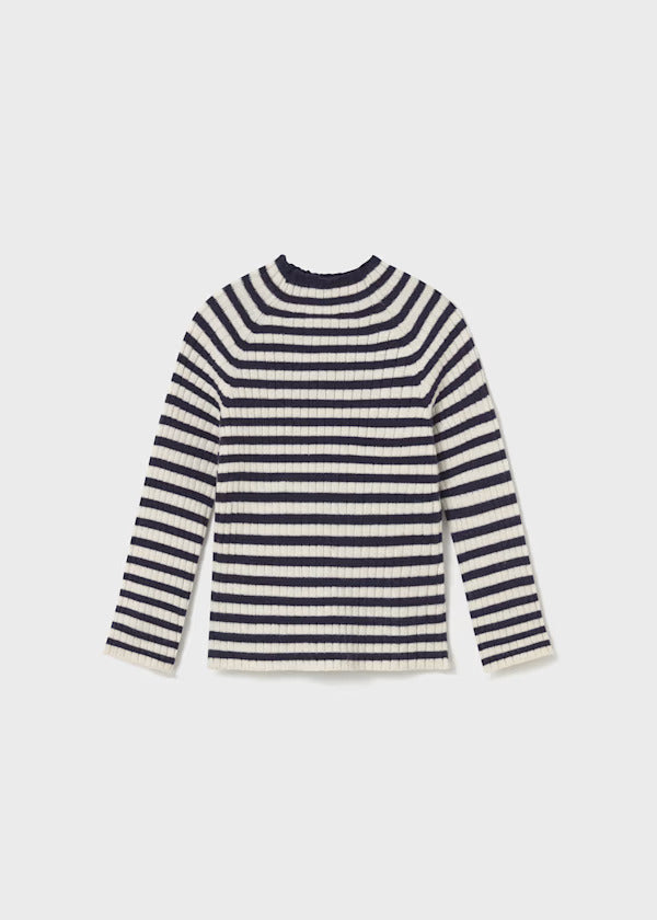 Mayoral Baby Girl Knit Mockneck   2074-16   Marino