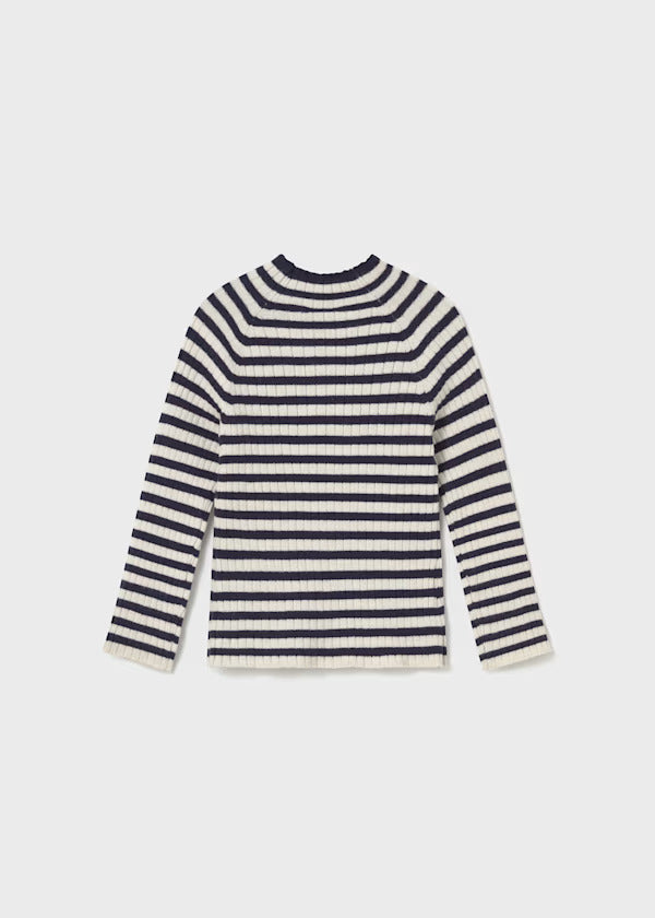 Mayoral Baby Girl Knit Mockneck   2074-16   Marino