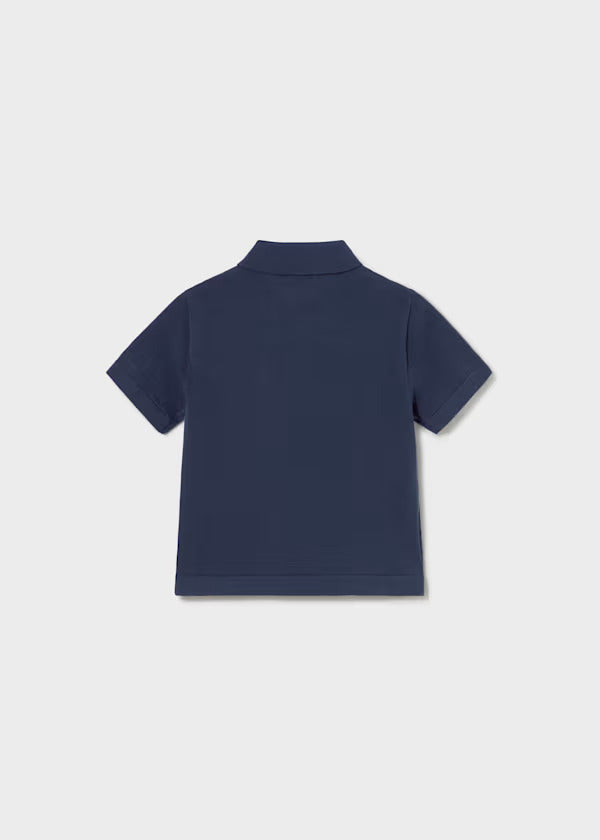 Mayoral Baby Boy Short Sleeve Knit Polo   1109-42   Atlantico