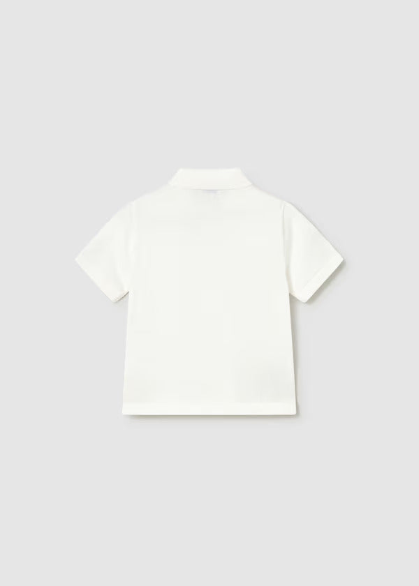 Mayoral Baby Boy Short Sleeve Knit Polo   1109-40   Nata