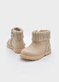 Mayoral Baby Girl Knit & Leather Boots   42.569-57   Arena