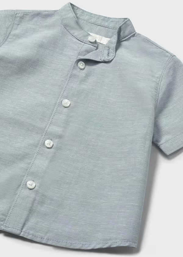 Mayoral Baby Boy Linen Shirt   1111-19   Jade